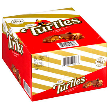 Turtles Original Caramel Nut Bars - 24ct