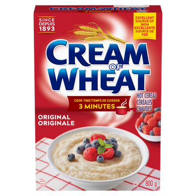 Cream of Wheat Original 3 Mins. Hot Cereal 800g - Case of 12