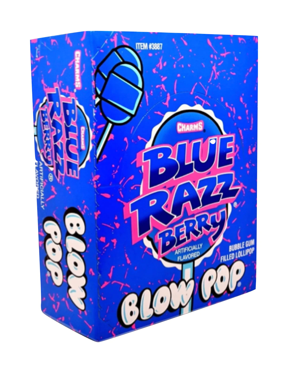 Charms Blow Pop Blue Razz 48Ct – Stockup Market