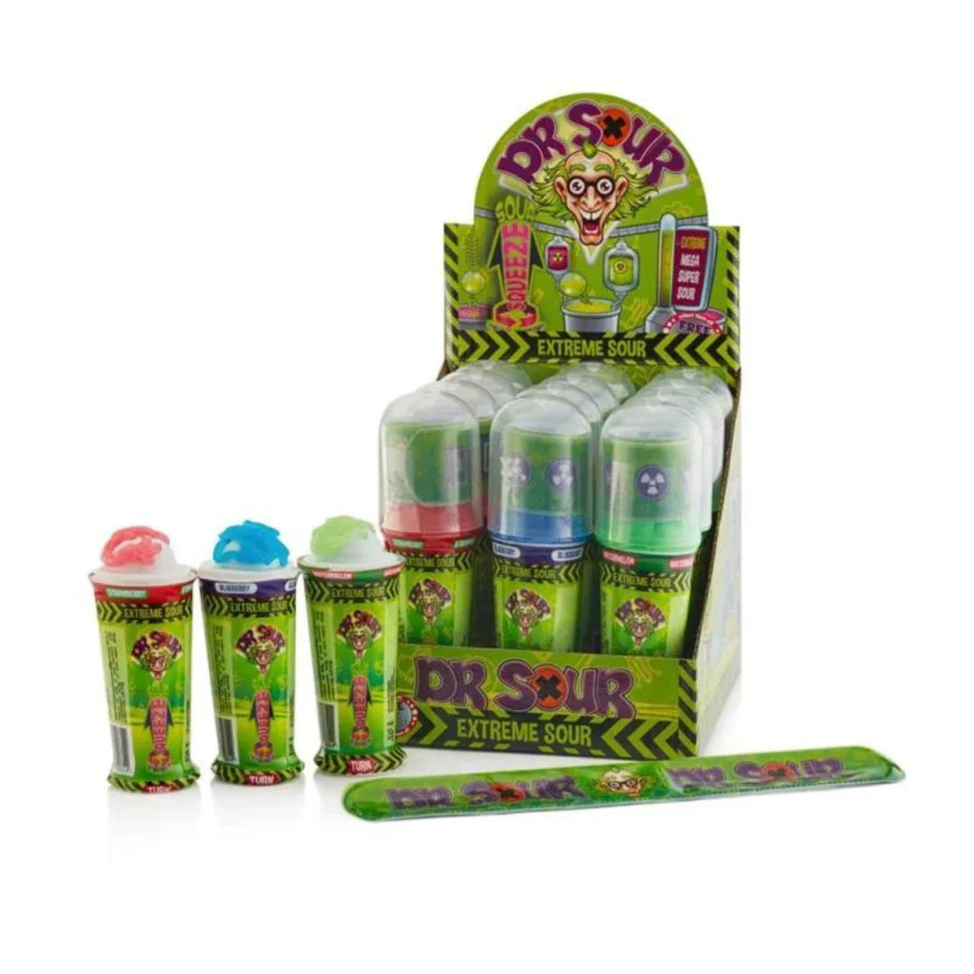 Dr Sour Twist'n Squeeze 25g - 12pcs