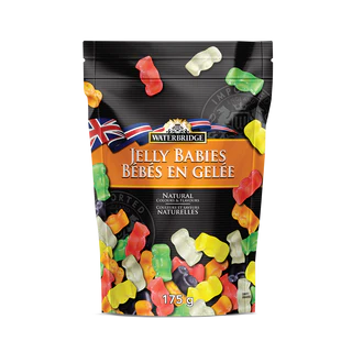 Waterbridge Jelly Babies Candy 175g (Case of 15)