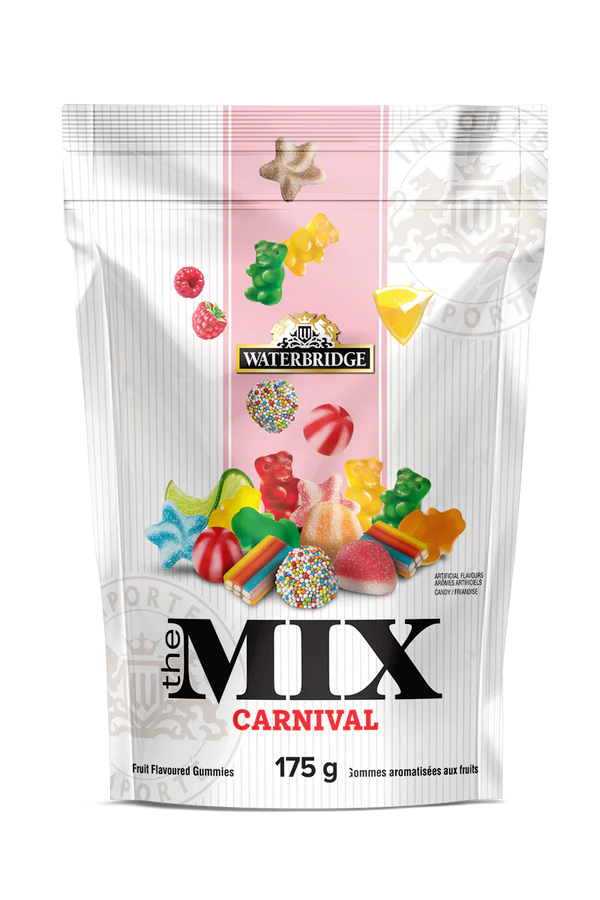 Waterbridge Mix Carnival Candy 175g (Case of 15)