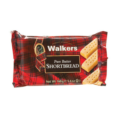 Walkers Pure Butter Shortbread 160g - Case of 24