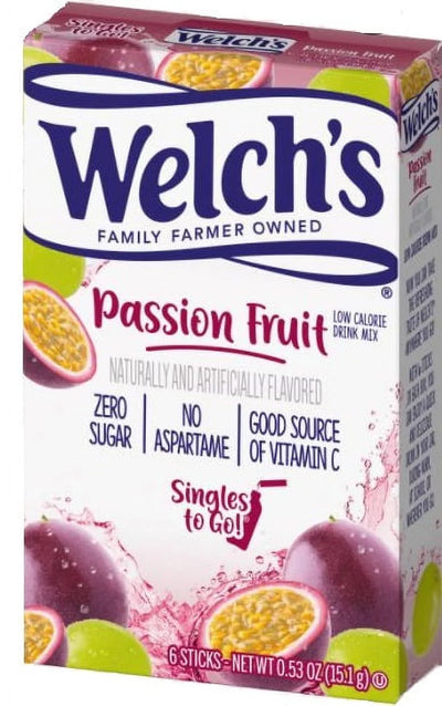 Welch's Passion Fruit Singles-To-Go (Case of 12)