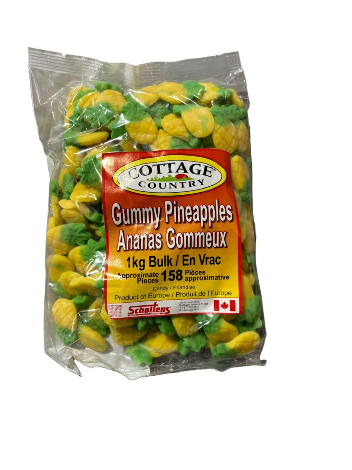 Cottage Country Gummy Pineapples (Case of 10)