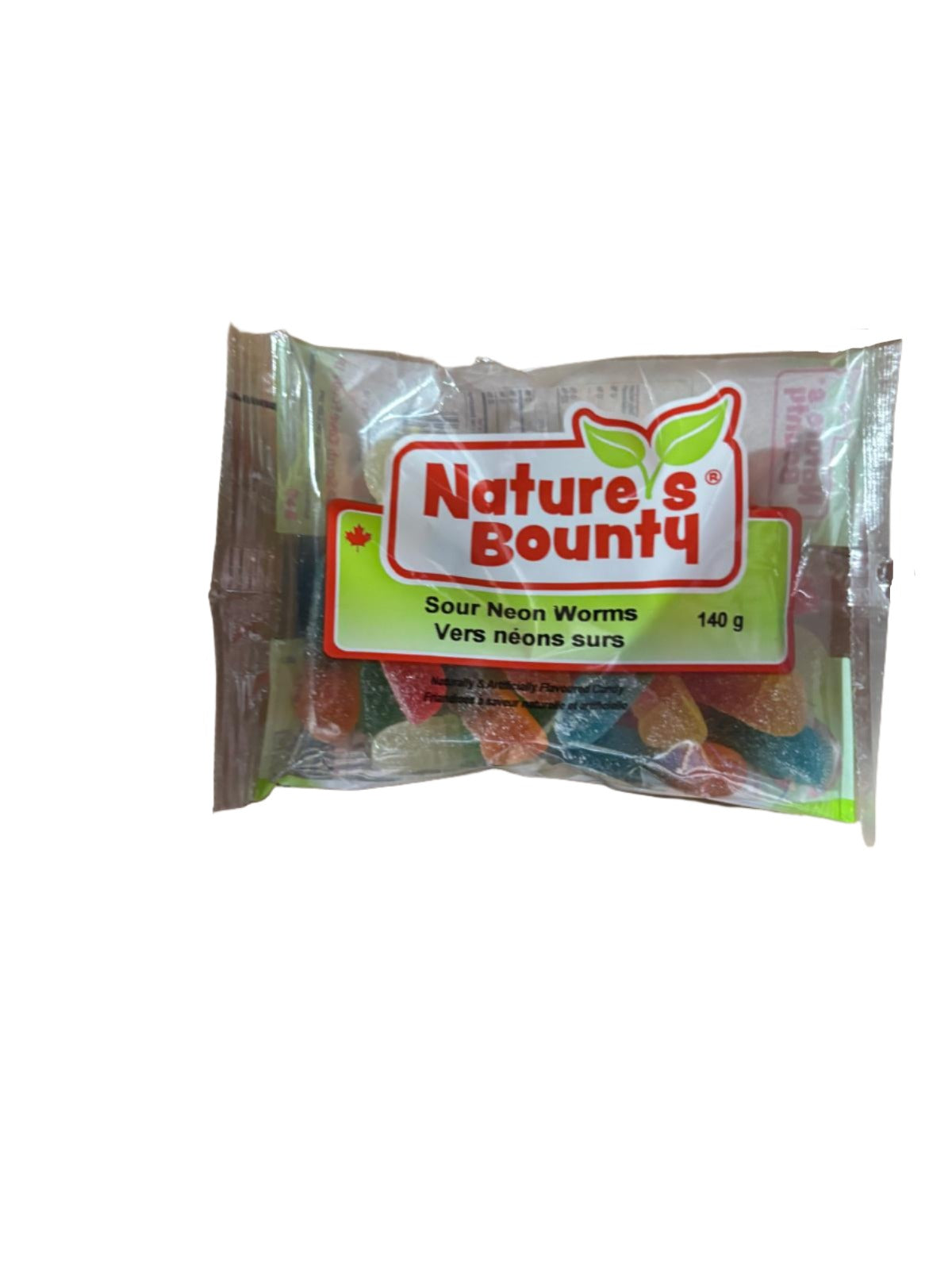 Nature’s Bounty Sour Neon Worms 140g (Case of 20)