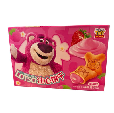 BinQi Disney Toy Story Strawberry Lotso Biscuit 50g - Case of 24 (China)