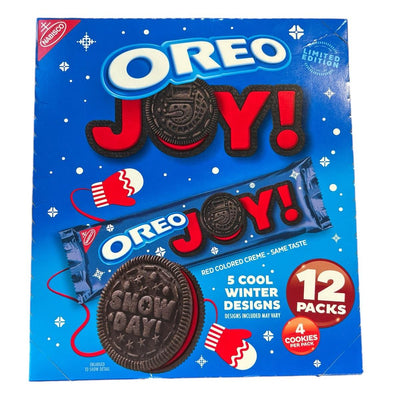 Oreo Joy! 5 winter Designs Cookies 58g - 12 Packs