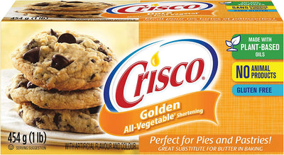 Crisco Golden All Vegetable Shortening 454g - Case of 36