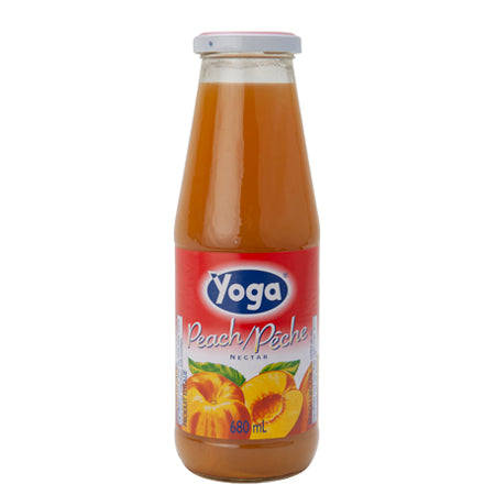 Yoga Peach Nectar 680ml - 12 Pack