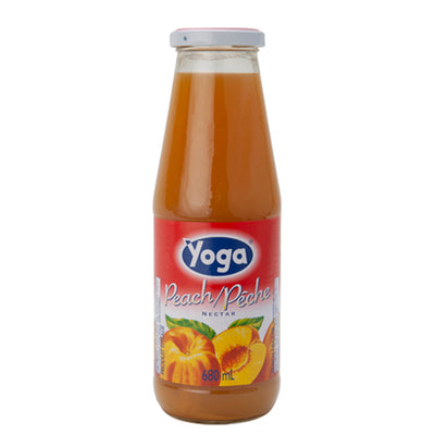 Yoga Peach Nectar 680ml - 12 Pack