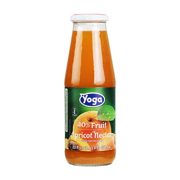 Yoga Apricot Nectar 680ml - 12 Pack