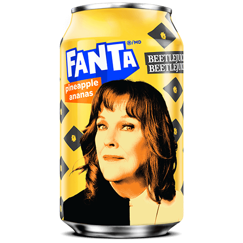 Fanta Beetlejuice Pineapple x Delia 355ml - Case of 12 (Limited)