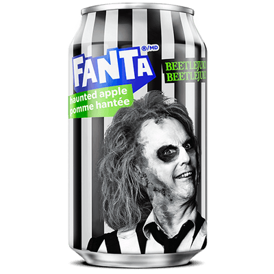 Fanta Beetlejuice Haunted Apple 355ml - Case of 12 (Limited)