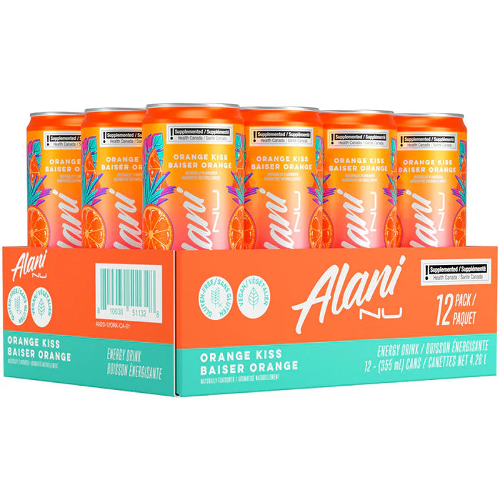 Alani Nu Orange Kiss Energy Drink 355ml - Case of 12