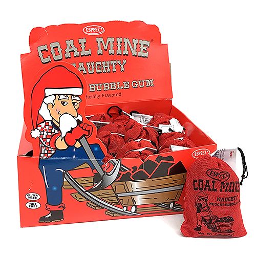 Espeez Coal Mine Naughty Nugget Bubble Gum (Case of 24)