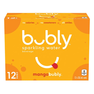 Bubly Sparkling Water Mango 355ml - (Case of 12)