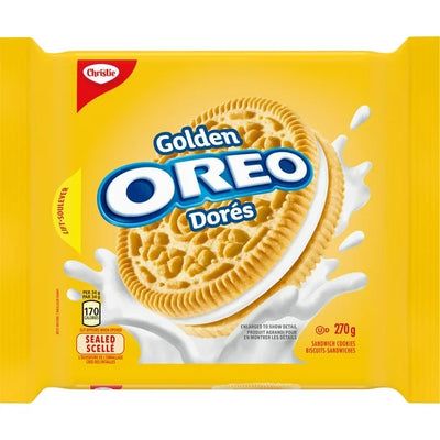 Oreo Golden Cookies 270g  - Case of 12