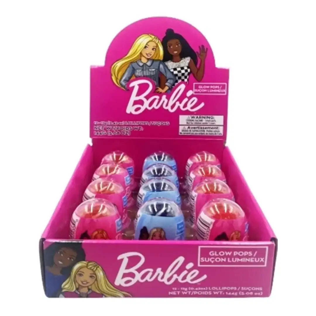 Barbie Glow Pop Candy - 12ct