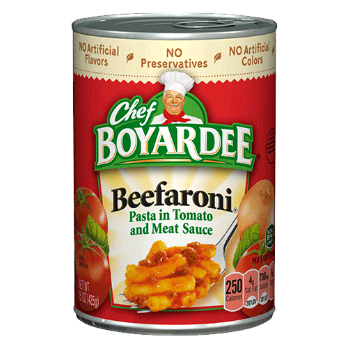 Chef Boyardee Beefaroni 425g - Case of 12