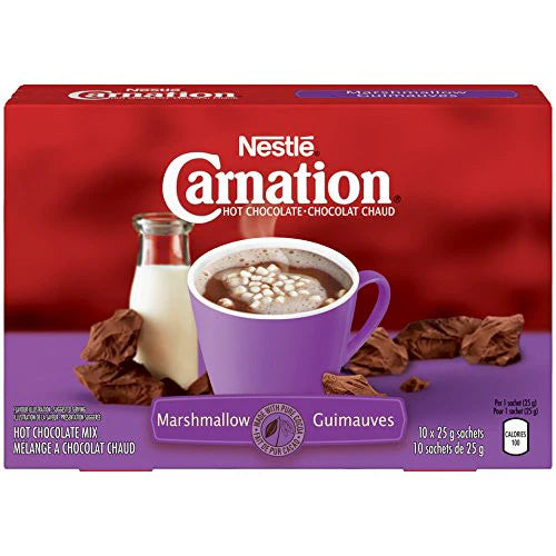 Carnation Hot Chocolate with Marshmallow 25g - 10ct