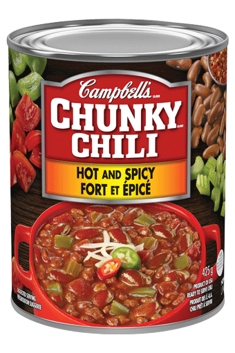 Campbell's Chunky Chili Hot & Spicy 425g - Case of 12