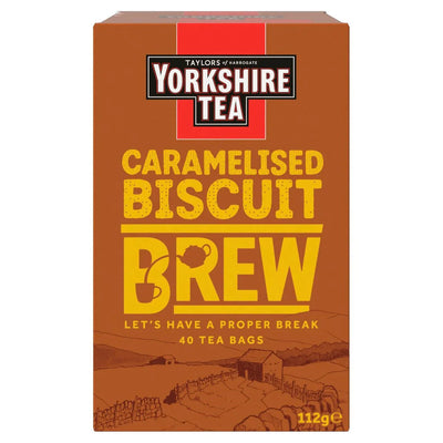 Yorkshire Caramelised Biscuit Brew Tea - 40ct