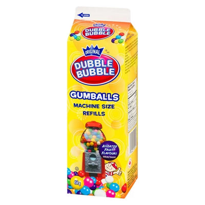 Dubble Bubble Gumballs Machine Size Refills 454g - Case of 9