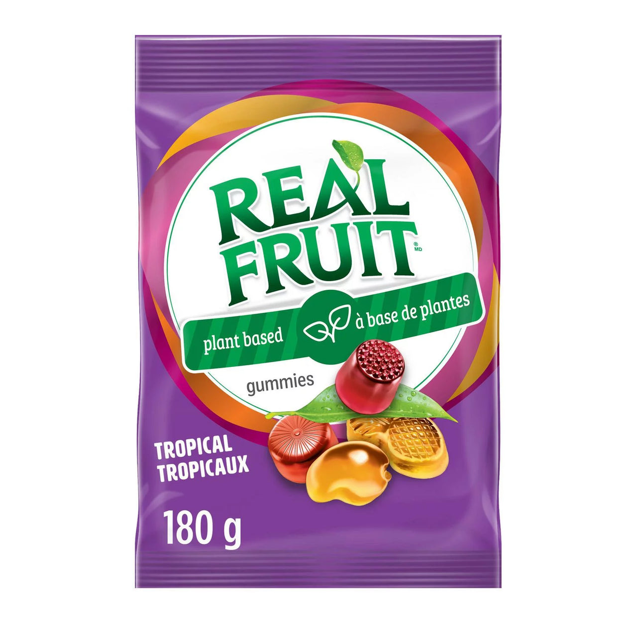 Dare Real Fruit Tropical Gummies - Case of 12