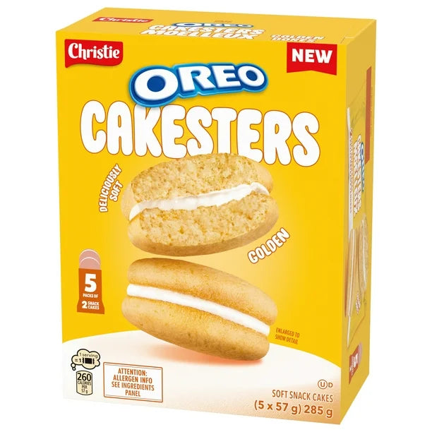 Oreo Cakesters Golden 57g - 5pk