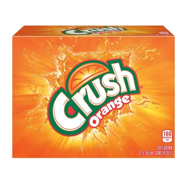 Crush Orange 355ml - Canadian - Case of 12