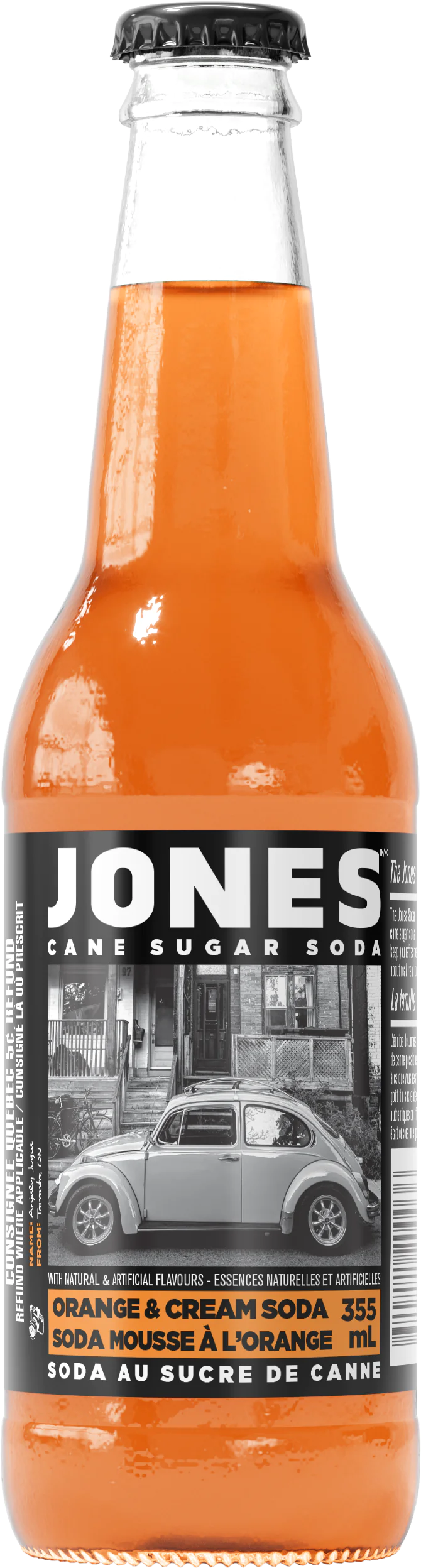 Jones Orange & Cream 355ml - 12Ct