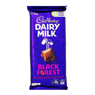 Cadbury Dairy Milk Black Forest 180g - Case of 13 - Australia