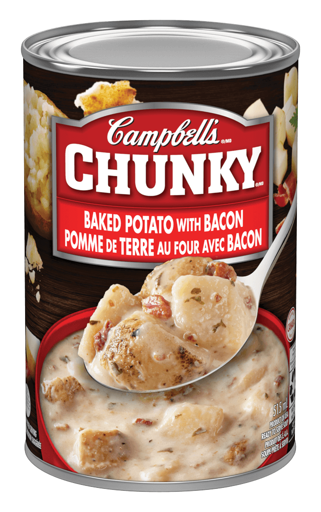 Campbell's Chunky Baked Potato with Bacon 515ml - Case of 12