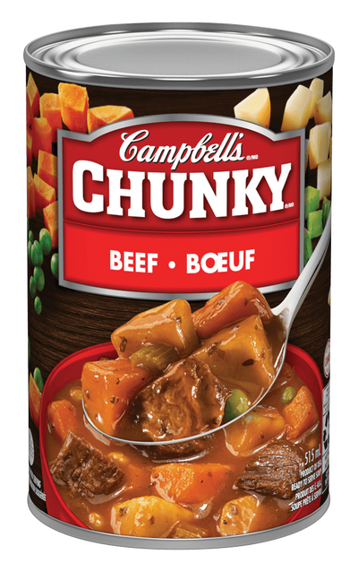 Campbell's Chunky Beef 515ml - Case of 12