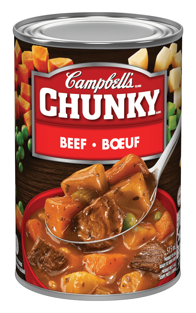 Campbell's Chunky Beef 515ml - Case of 12