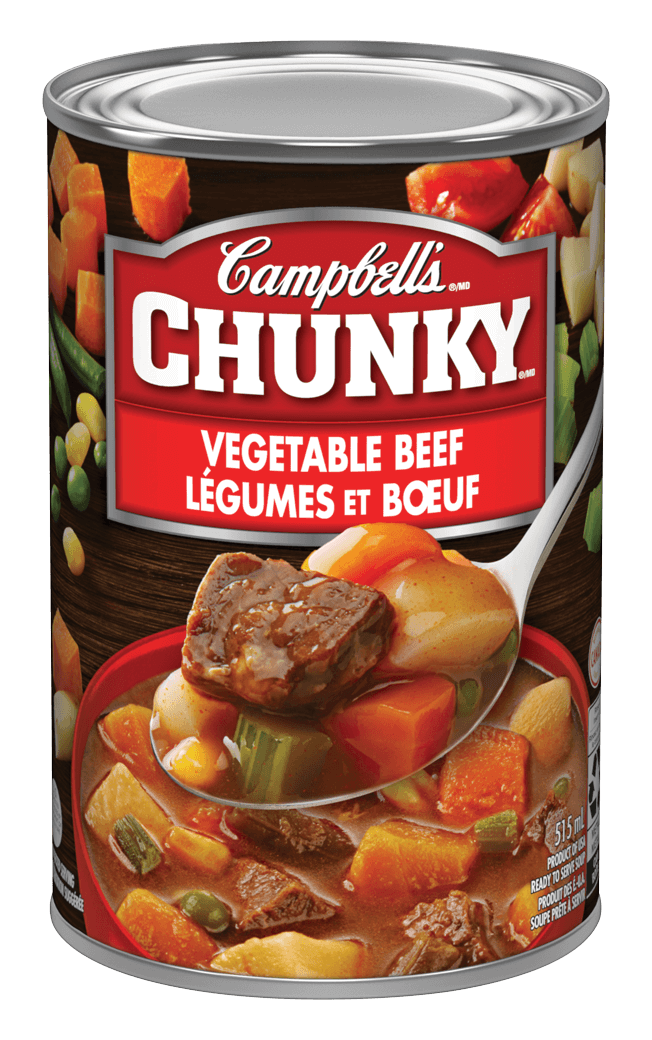 Campbell's Chunky Vegetable Beef 515ml - Case of 12