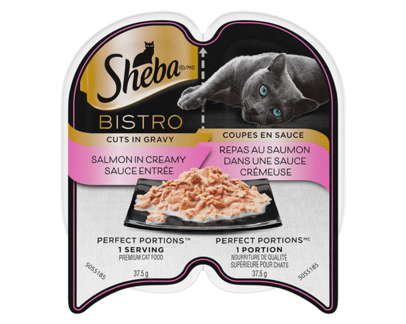 Sheba Bistro Salmon in Creamy Sauce Cat Food 75g - Case of 24