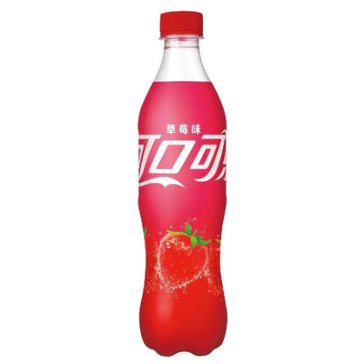 Coca-Cola Strawberry Flavor 500ML - 12ct - China