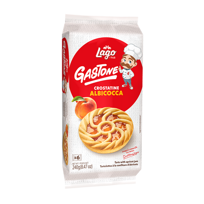 Lago Gastone Apricot Tarts 240g - Europe