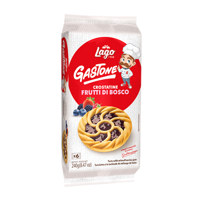 Lago Gastone Wild Berries Tarts 240g - Europe