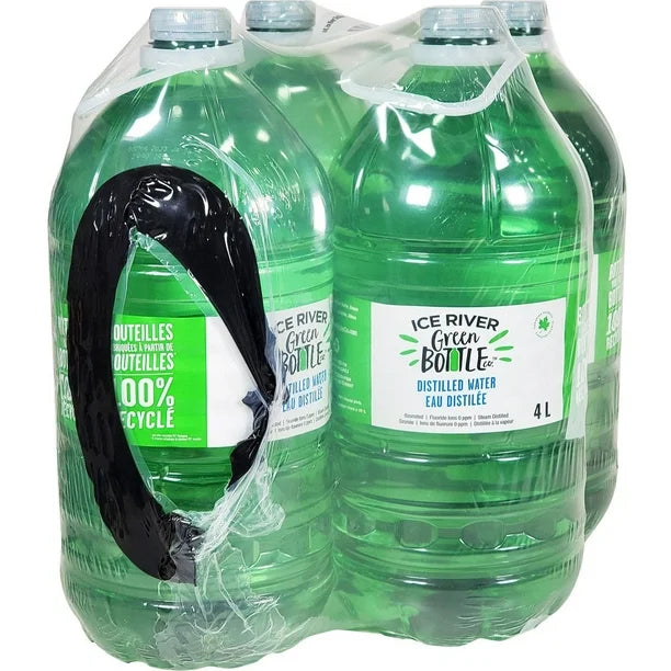 Ice River Green Bottle Water 4L - Case of 4