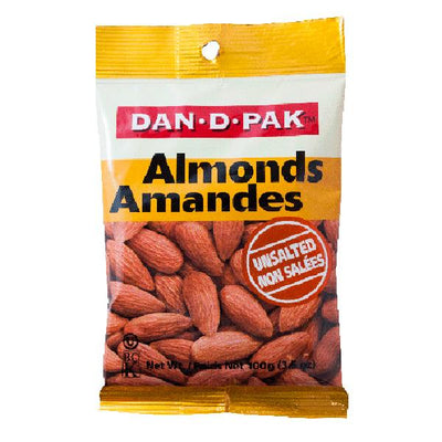 Dan-D Pak Almonds Unsalted - Case of 12