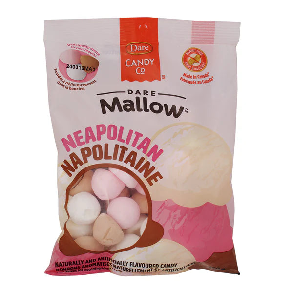 Dare Mallow Neapolitan Candy 150g - Case of 7