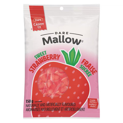 Dare Mallow Sweet Strawberry Candy 150g - Case of 7