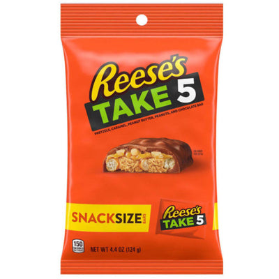 Reese's Take 5 Snack Size Bag 124g - Case of 12