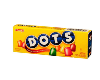 Dots Assorted Fruit Flavored Gumdrops 64g - 24ct