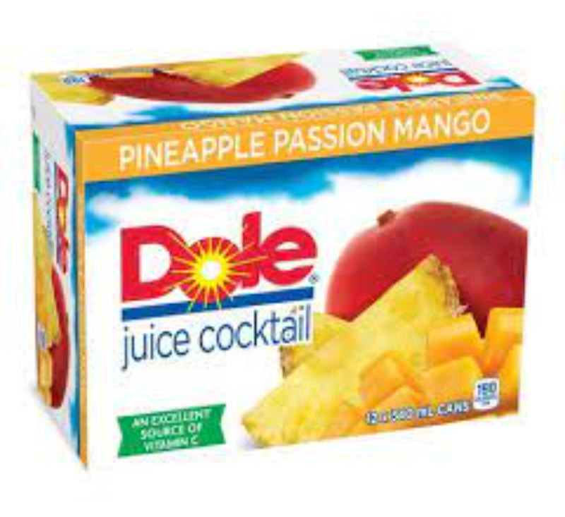 Dole Pineapple Passion Mango 340ml (12 pack)