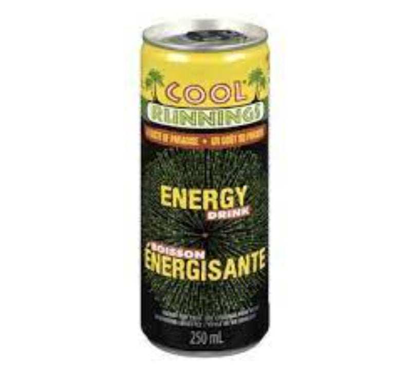 Cool Runnings Energy Drink  A Taste Of Paradise 250ml (24 pack)