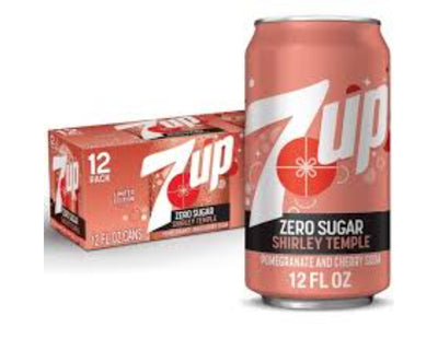 7up Shirley Temple Zero Sugar 355ml - (Case of 12)